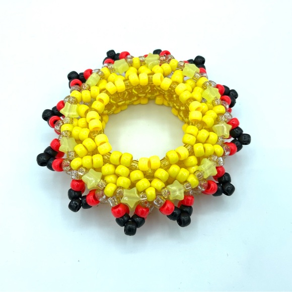 💛”Pokémon Pikachu” 3D UFO Festival Rave EDM Kandi Cuff 💛 - Picture 3 of 6
